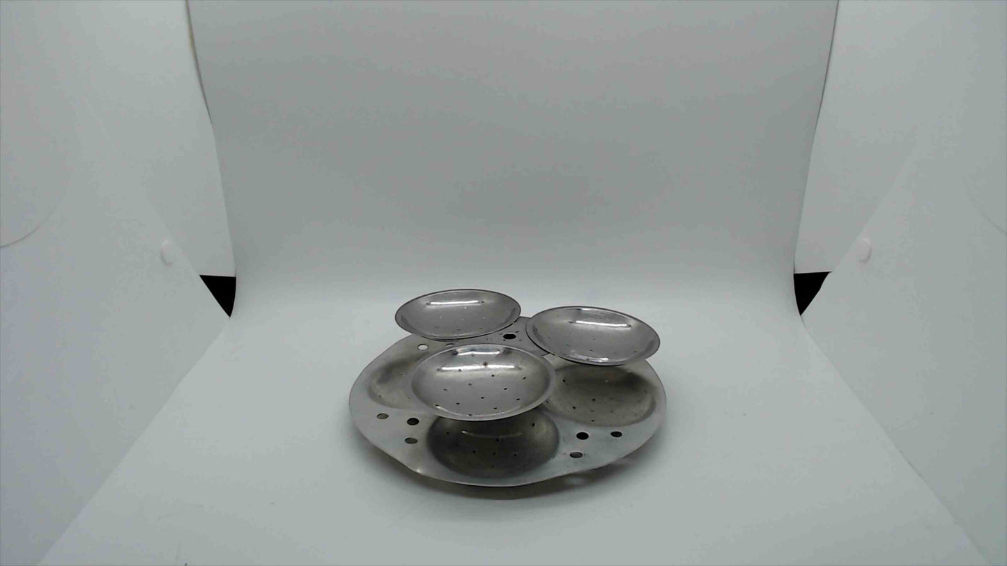 Vintage Aluminum Egg Poacher Insert (set of 4)