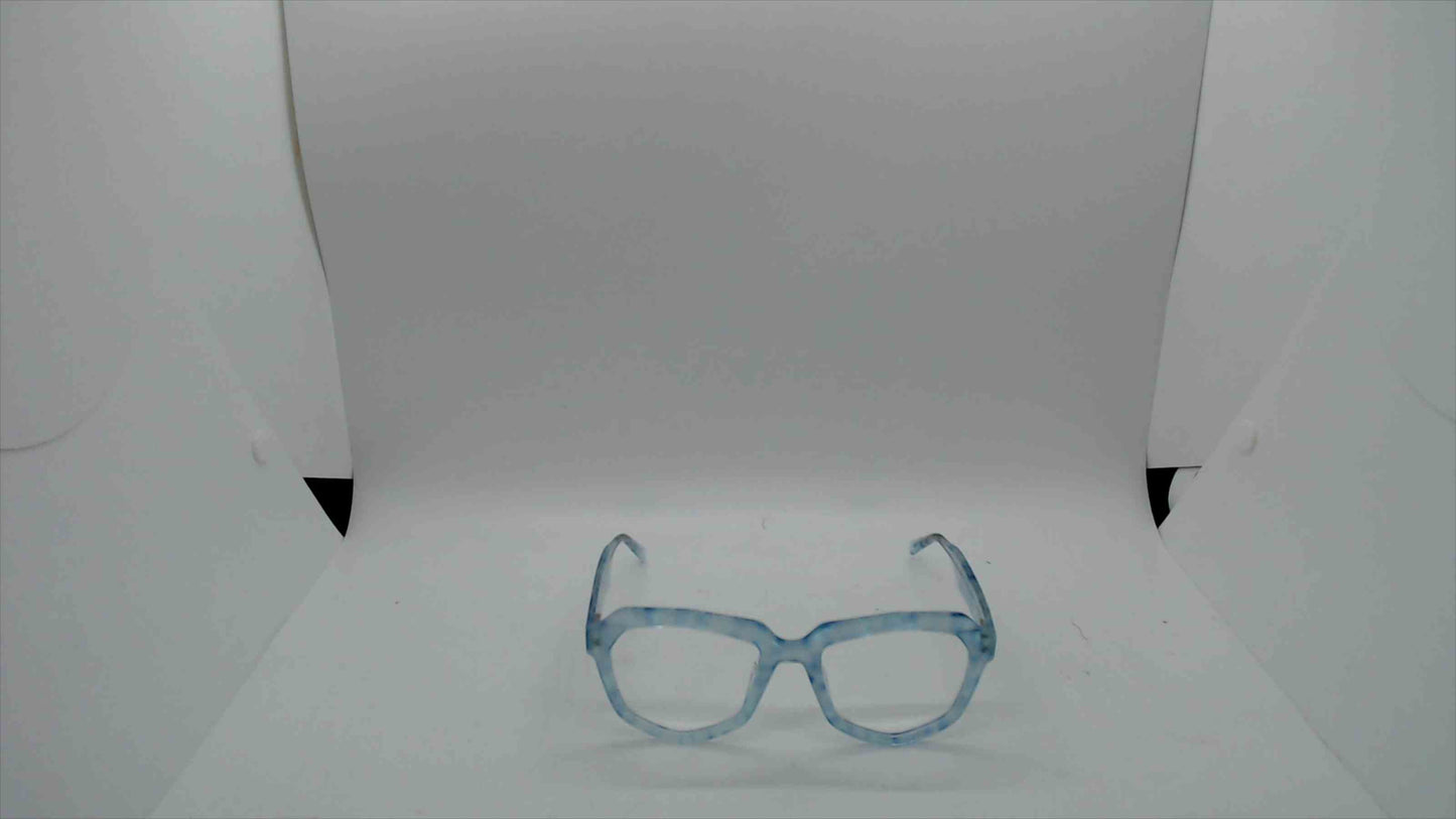 Blue Accent Woman Eyeglasses