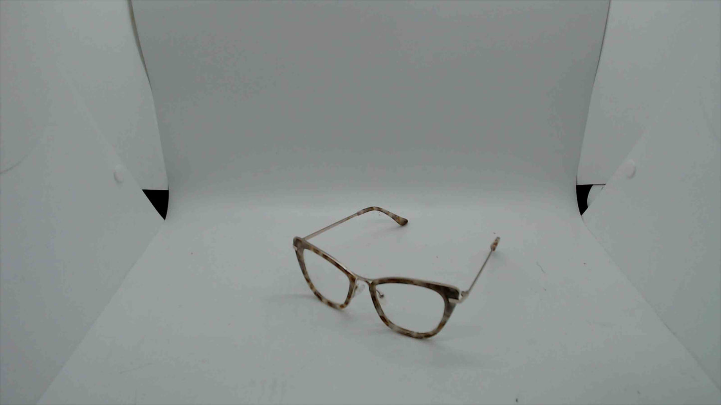 Woman Tan Frame Glasses