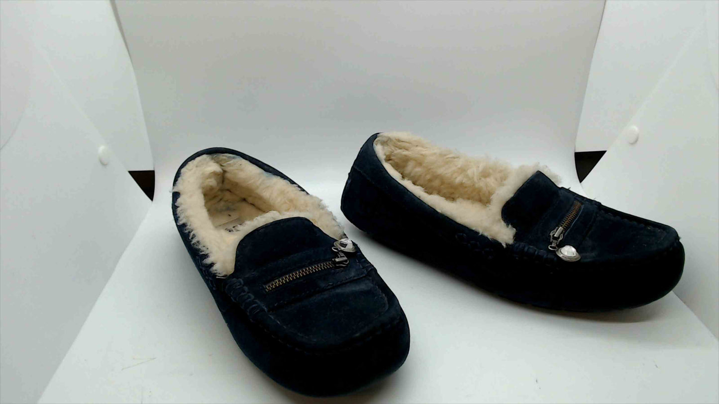 UGG Australia Ansley Zip Moccasin Slippers - Woman Size 7