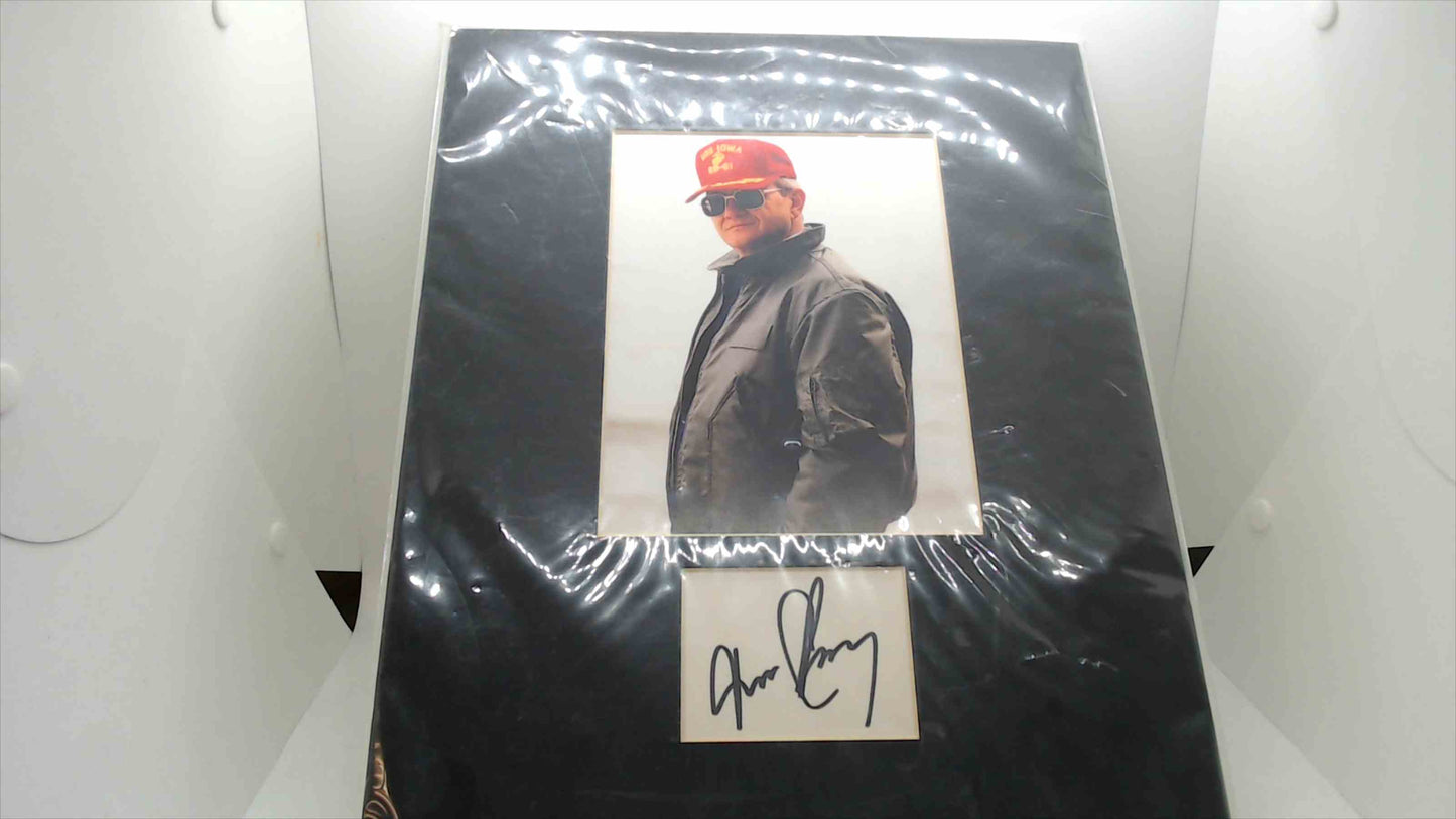 Tom Clancy Autographed Photo (Framed, with COA)