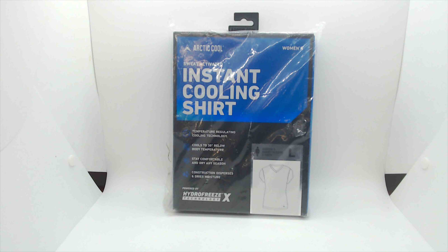 Artic Cool Instant Cooling Women's Short Sleeve V-Neck Large