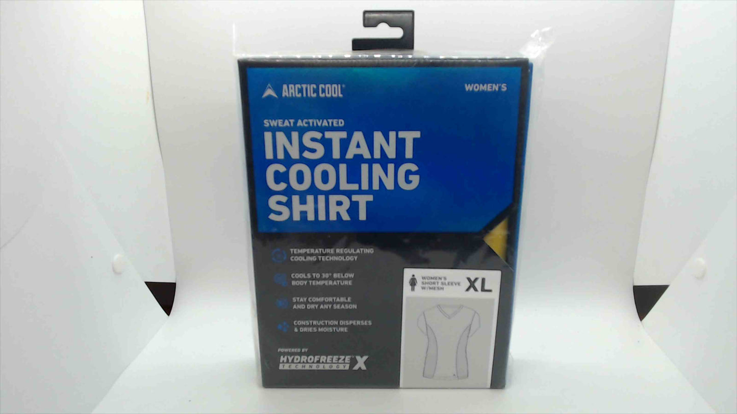Artic Cool Instant Cooling Women's Short Sleeve With Mesh Shirt XL