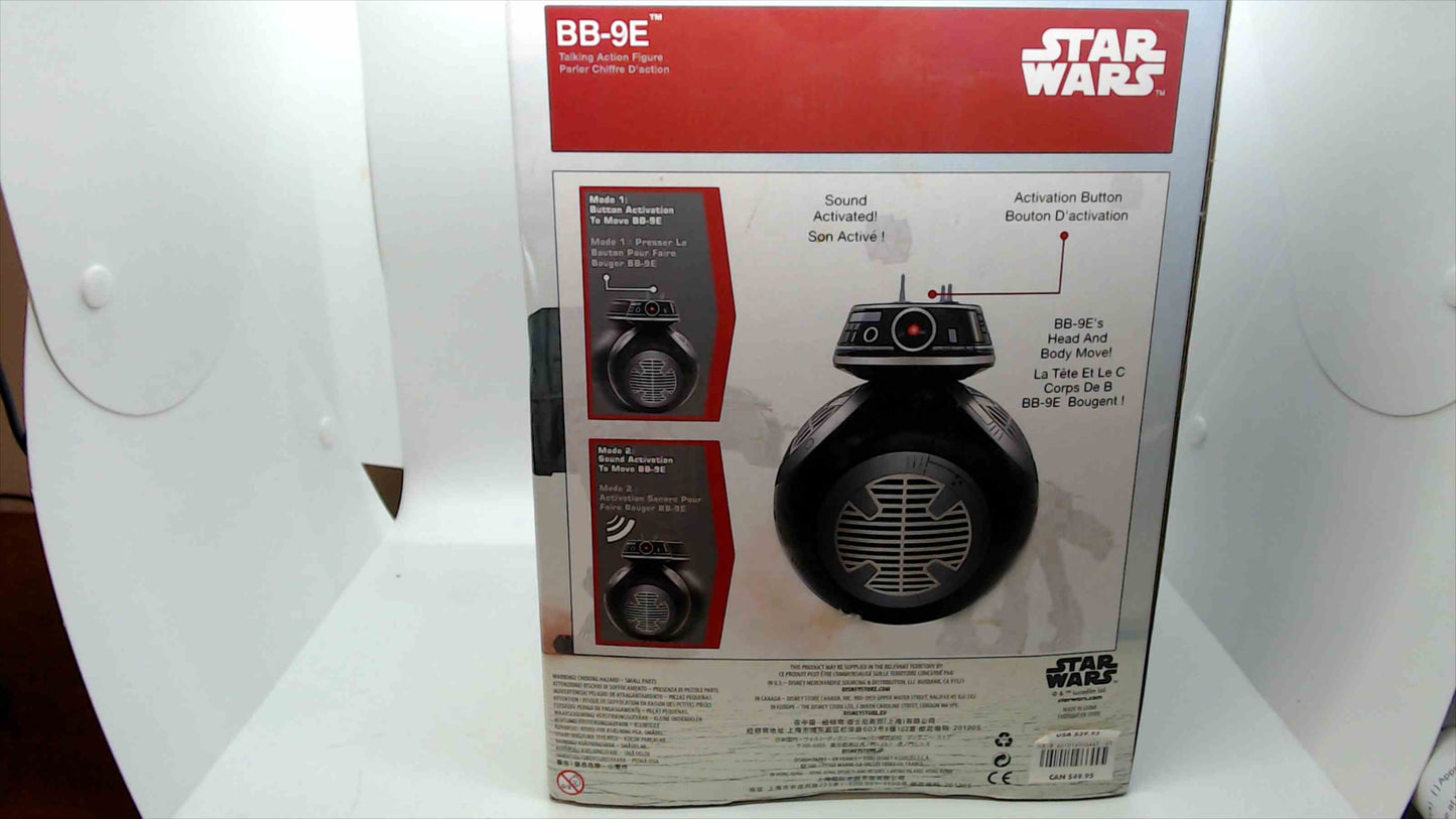 Disney Store Exclusive Star Wars BB-9E Talking Action Figure (17+ Sound Effects)