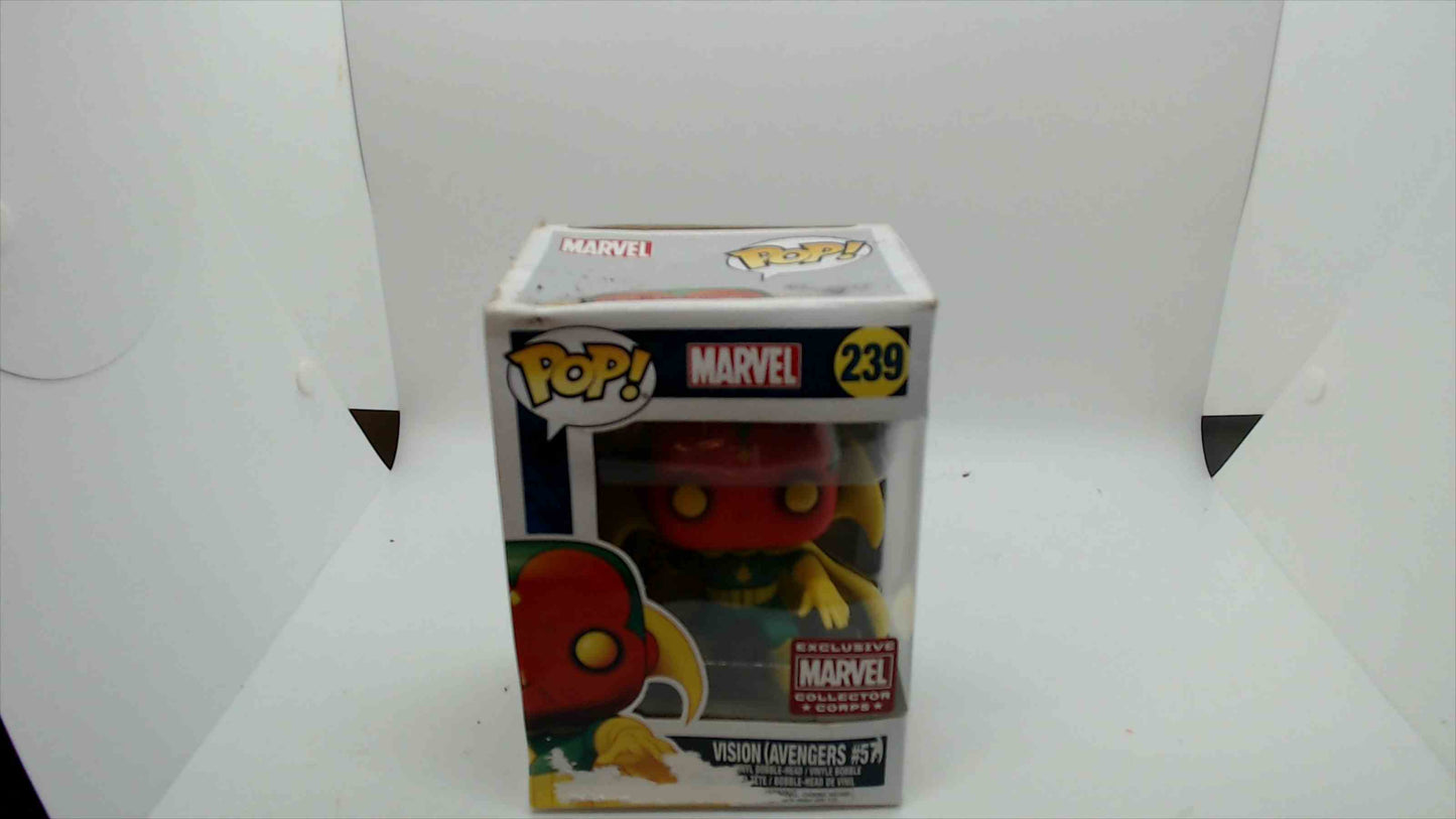 Funko Pop! Marvel #239 – Vision (Avengers #57) Marvel Collector Corps Exclusive