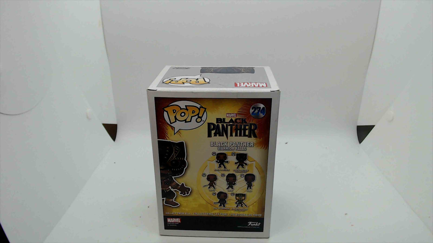 Funko Pop! Vinyl Bobble-Head Marvel Black Panther #274 "BP Warrior Falls" T6N