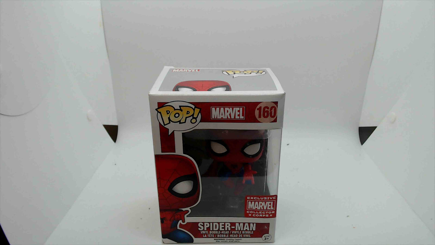 Funko Pop Marvel Spider-Man 160 Exclusive Collector Corps Vinyl Bobble-Head