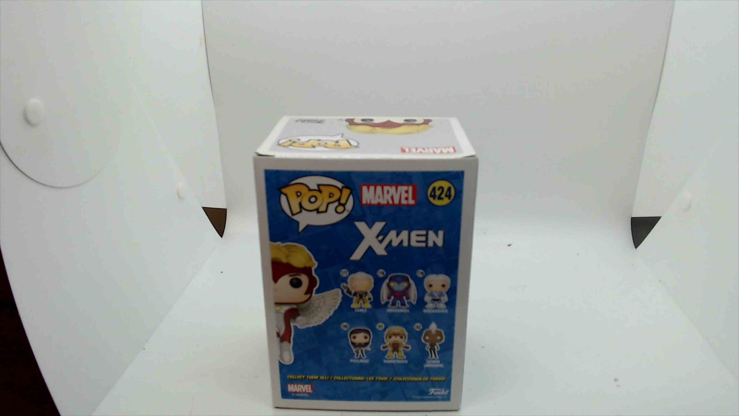 Funko Pop X-Men Marvel 424 Angel Exclusive Collector Corps Bobble-Head