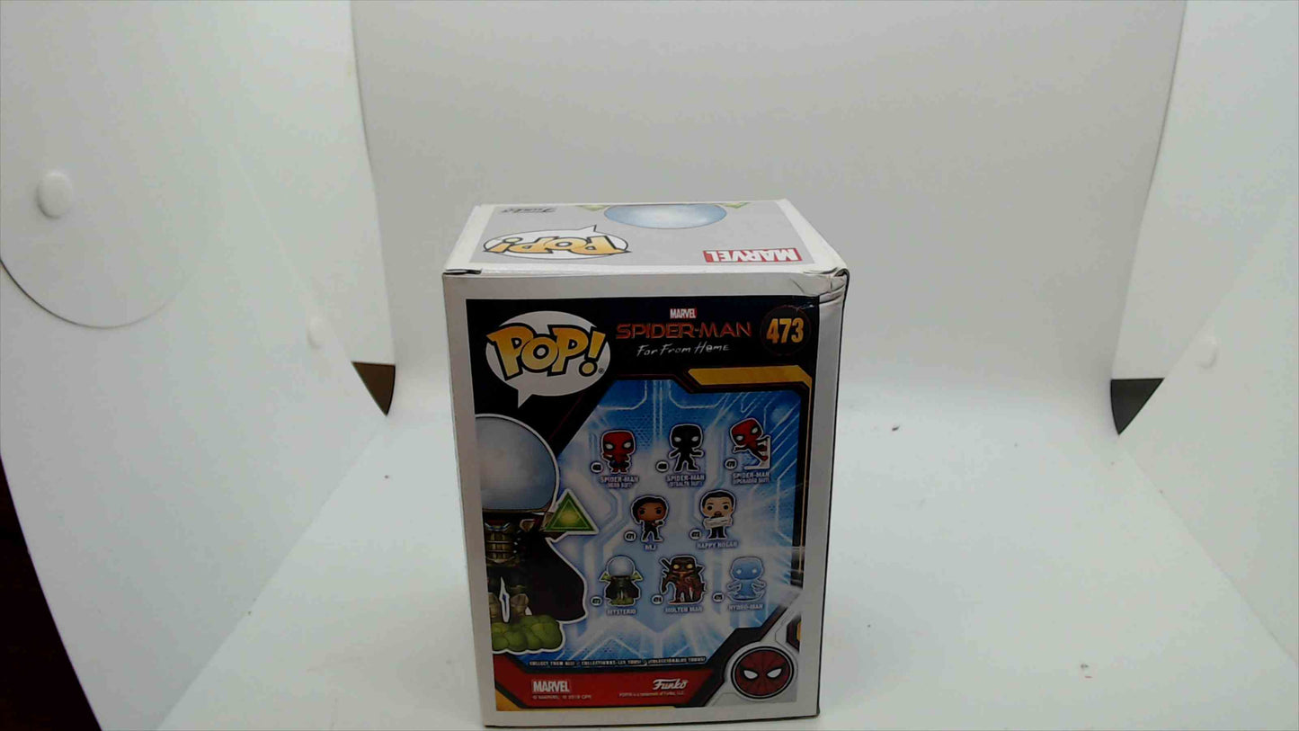 Funko Pop Marvel Spider-Man Far From Home Mysterio 473 Exclusive Collector Corps Light Up Bobble-Head