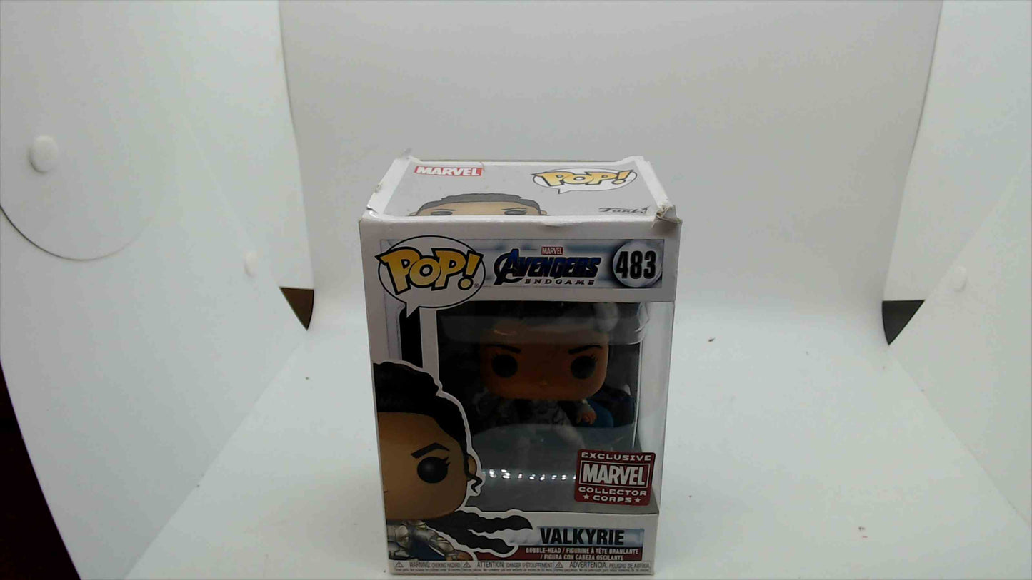 Funko Pop Marvel Avengers Endgame Valkyrie 483 Exclusive Collector Corps Bobble-Head