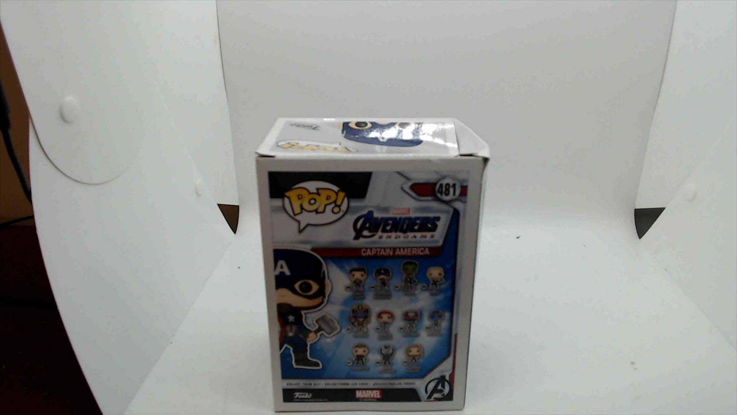 Funko Pop Marvel Avengers Endgame 481 Captain America Exclusive Collector Corps Bobble-Head