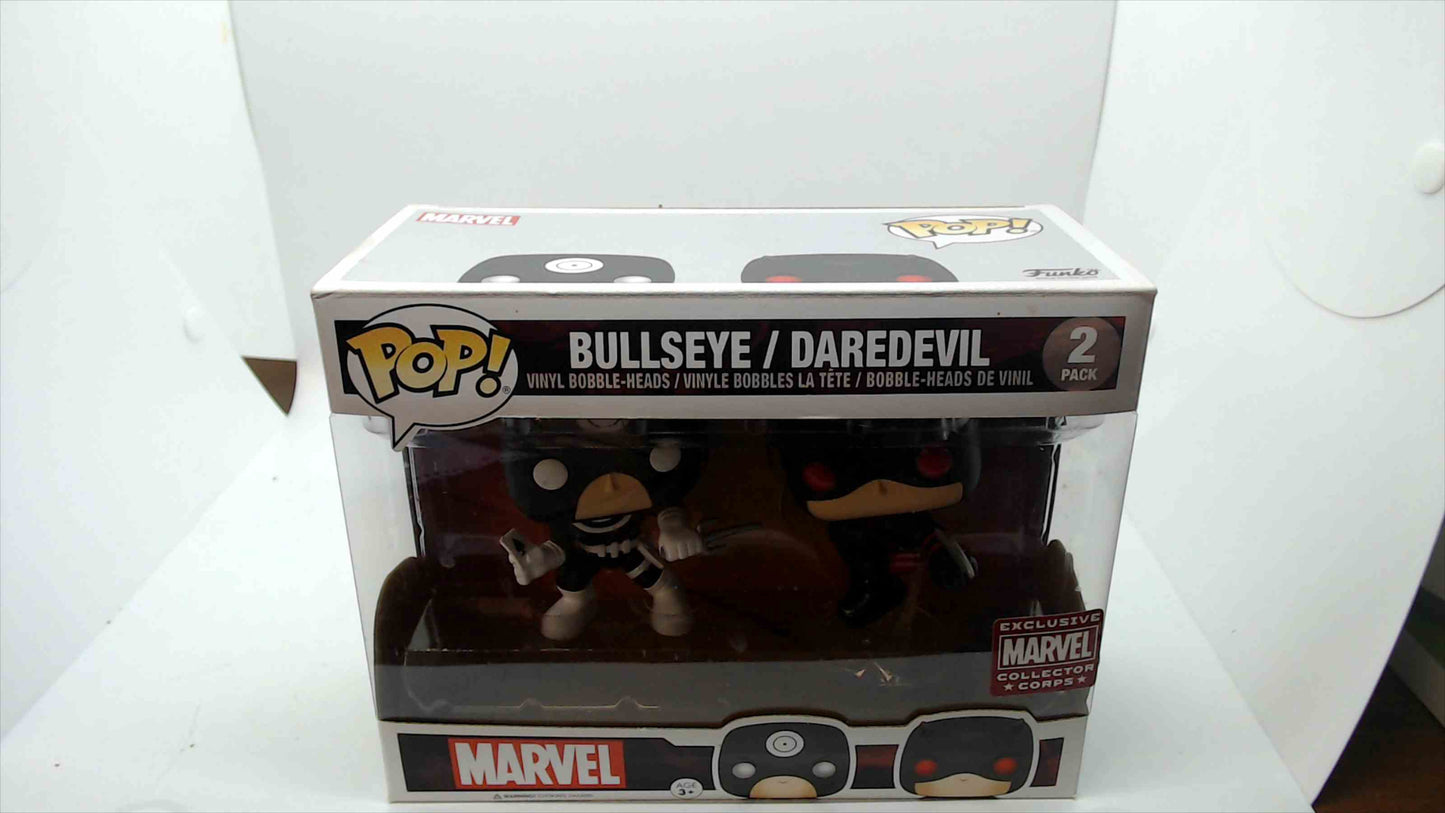 Funko Pop! Marvel Bullseye & Daredevil 2-Pack – Marvel Collector Corps Exclusive