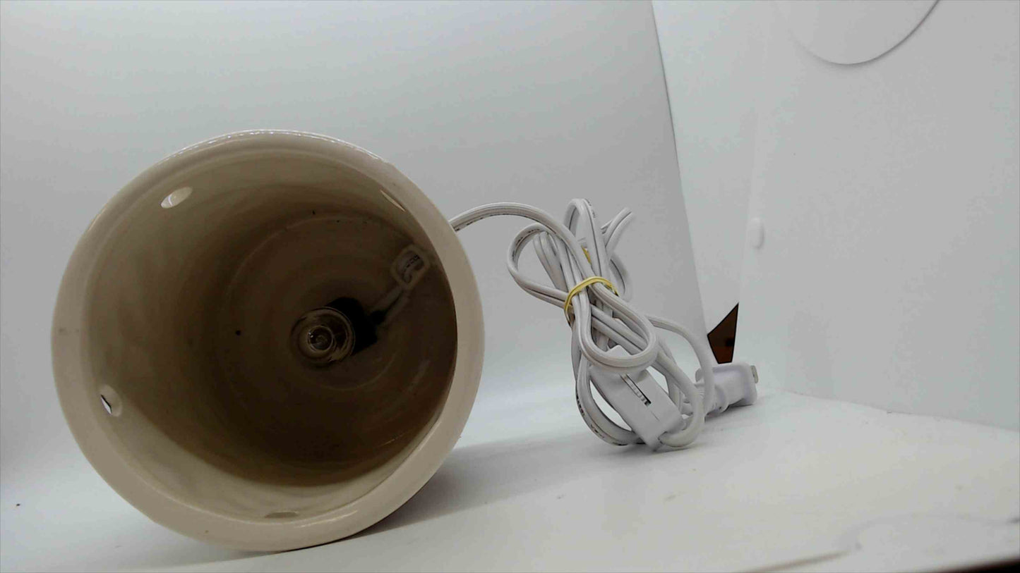 Vintage Ceramic Poinsettia Electric Wax Warmer / Night Light – Holiday Floral Design