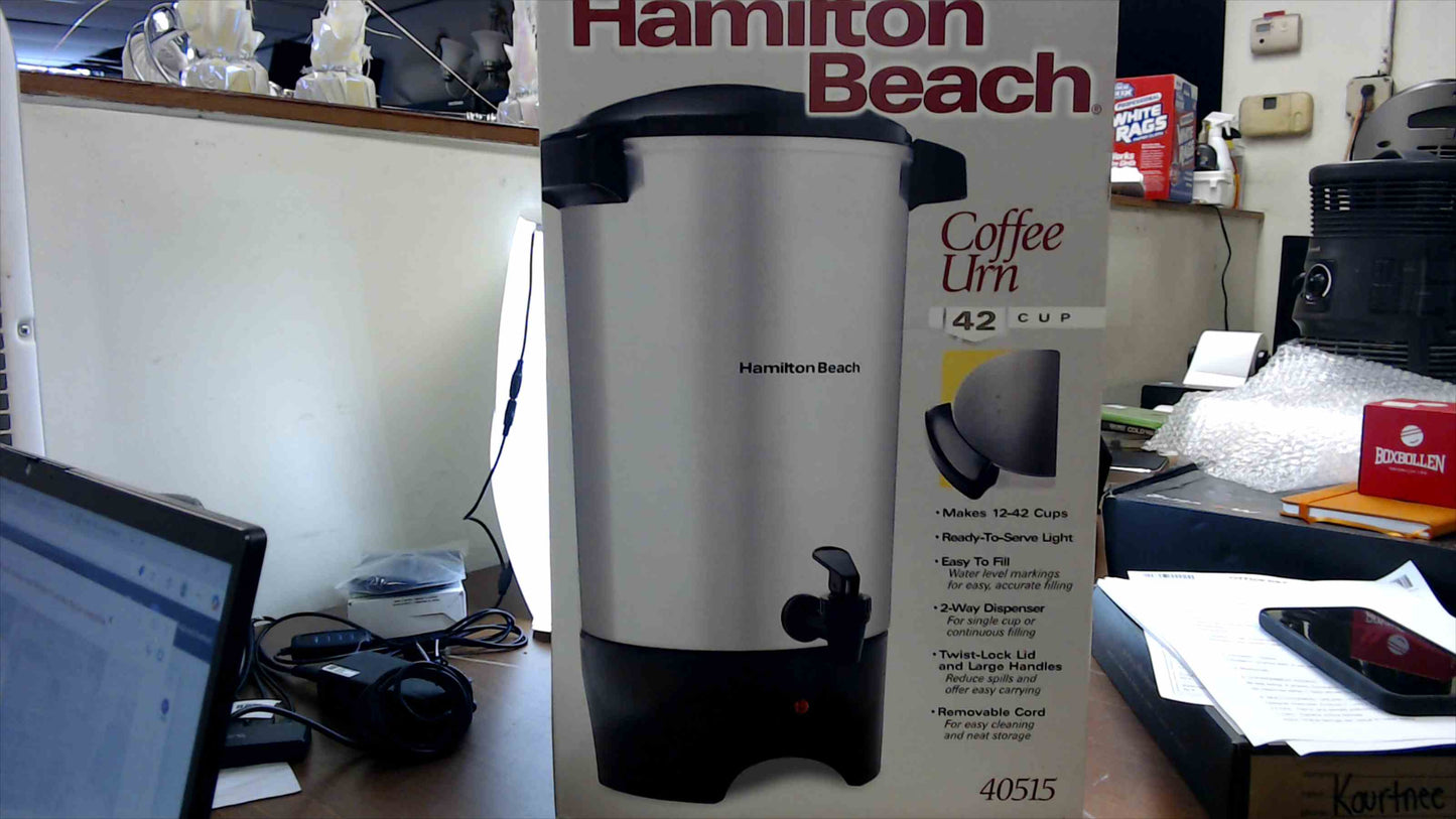 Hamilton Beach 42-Cup Coffee Urn – Model 40515
