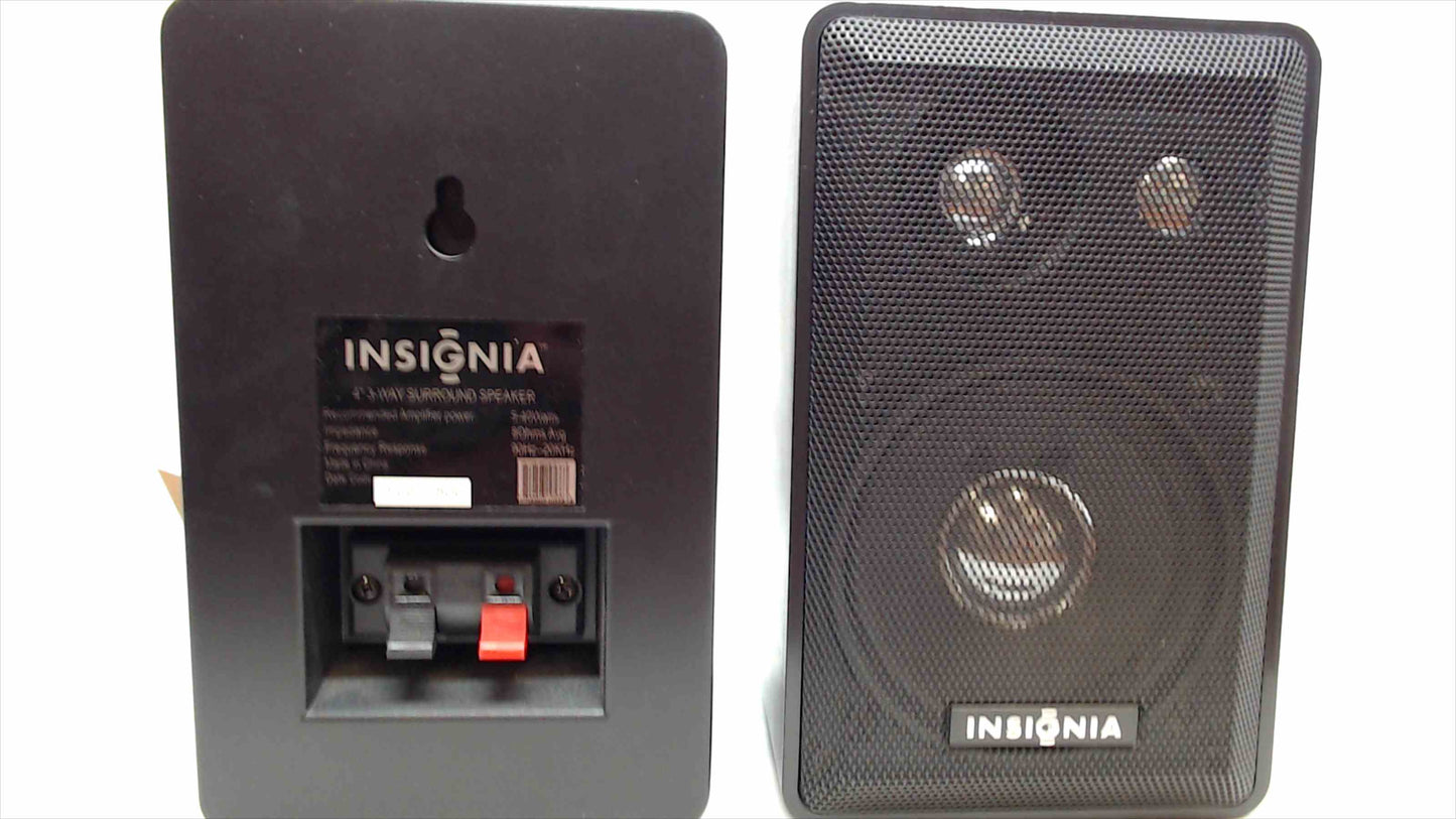Insignia 4" 3-Way Surround Sound Speakers