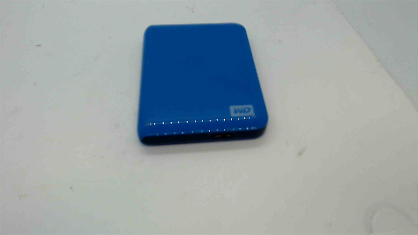 WD My Passport 500GB Portable External Hard Drive - Blue (Used)