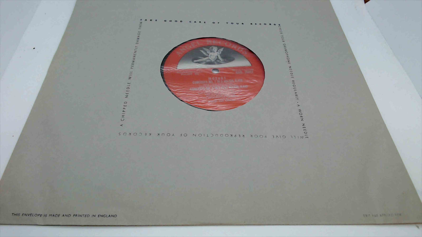 Mozart Horn Concertos – Dennis Brain / Karajan – Angel Records Mono LP