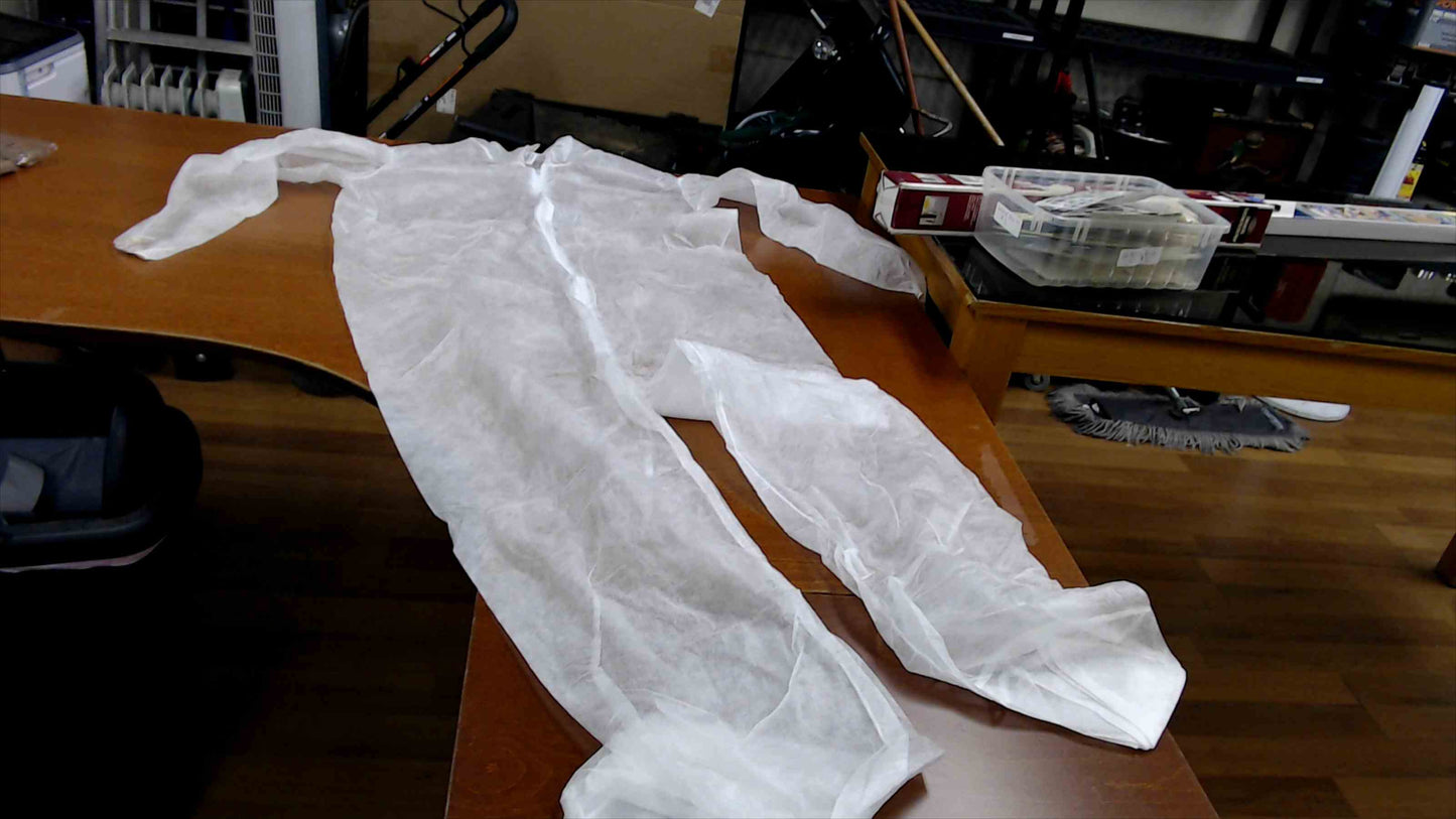 Economy Deluxe Coverall with Hood and Zipper Size XXXL 500+ Units Bulk Sale Brand New and Unused