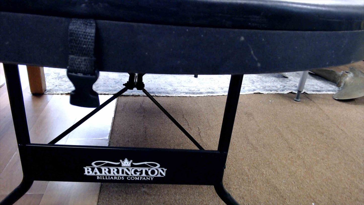 Barrington Foldable 10-Player Poker Table – Padded Rail & Cup Holders