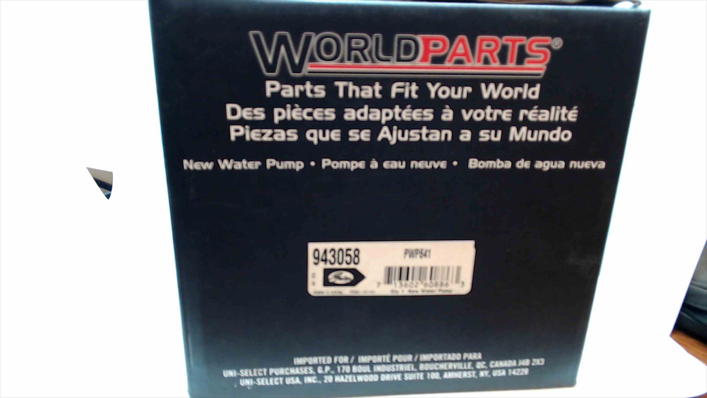 WorldParts (Uni-Select) 943058 Engine Water Pump (Standard)