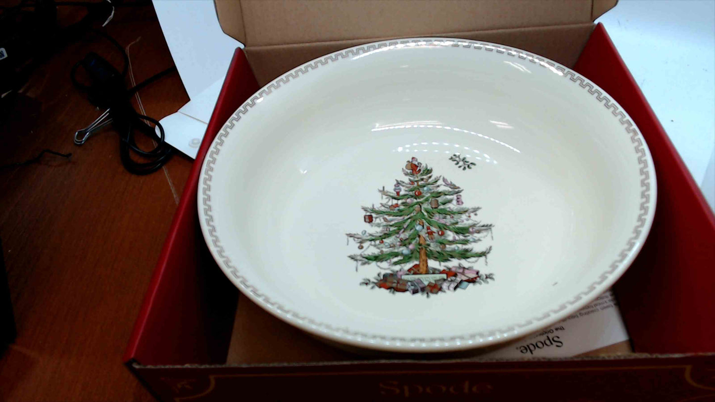 Spode Christmas Tree Gold Collection 12" Large Serving Bowl – Dishwasher & Freezer Safe
