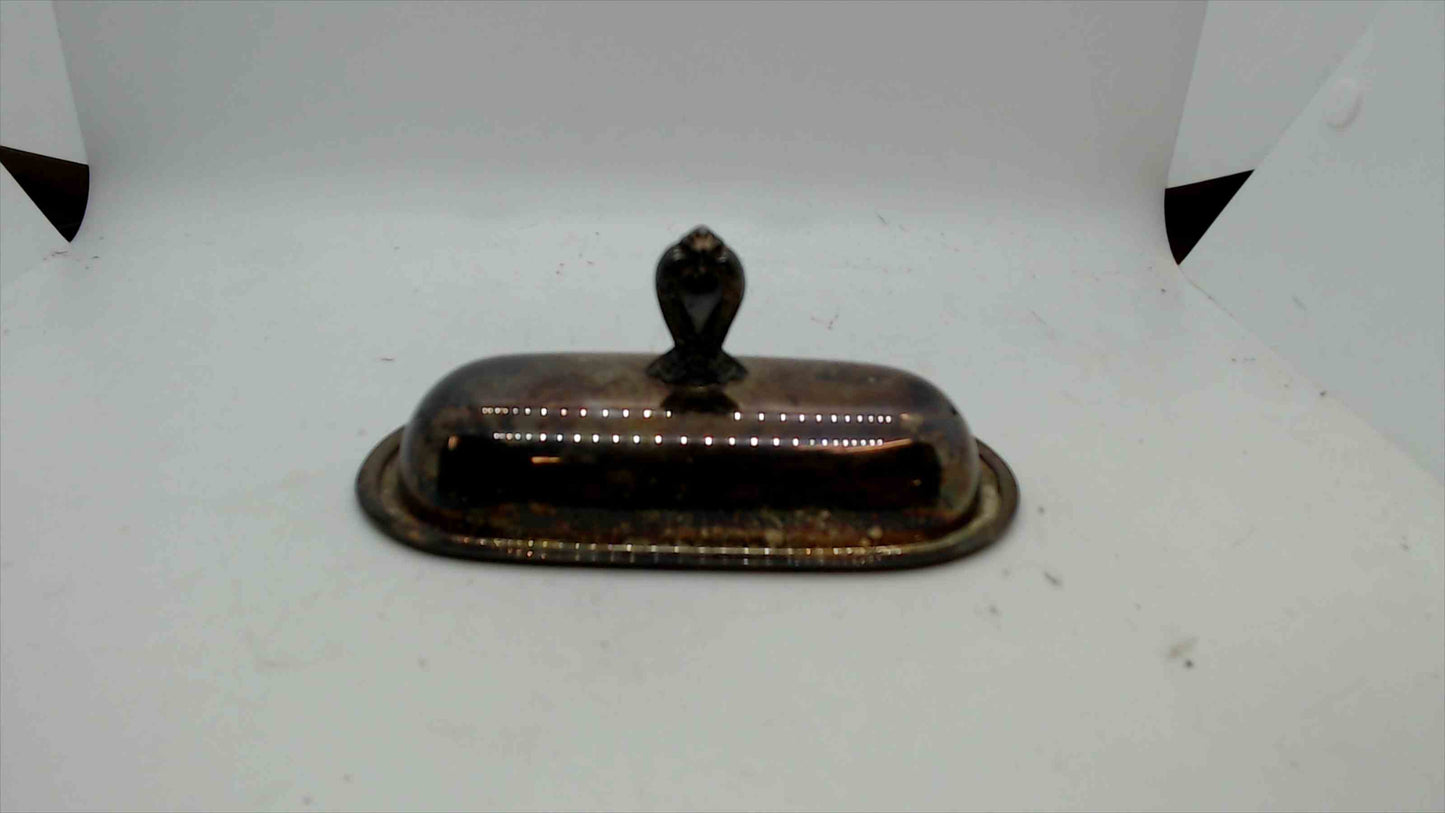 Vintage 1847 Rogers Bros Silverplate Butter Dish Lid Cover – Replacement Part