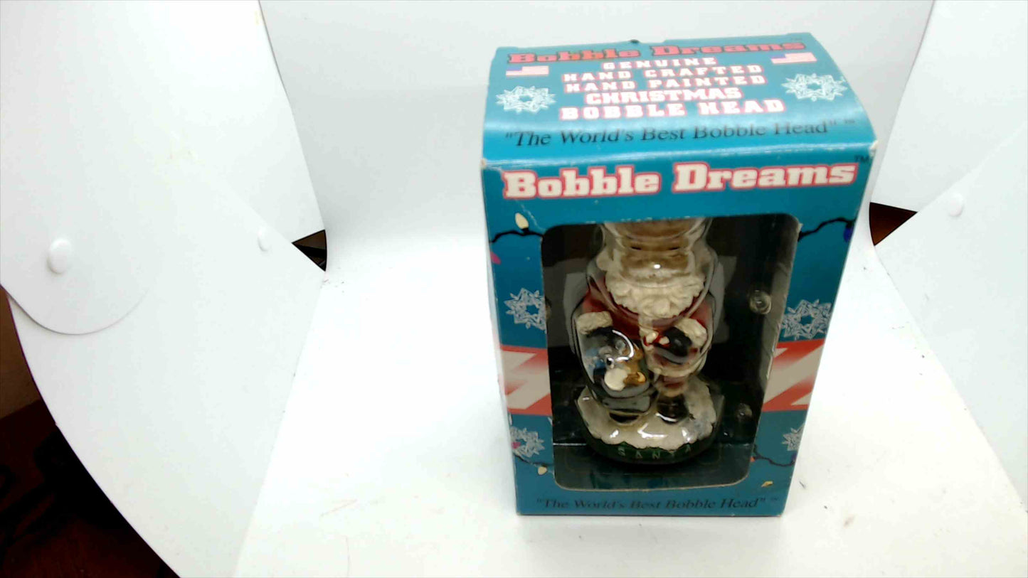 Bobble Dreams Santa Claus Christmas Bobblehead – Handcrafted & Hand Painted
