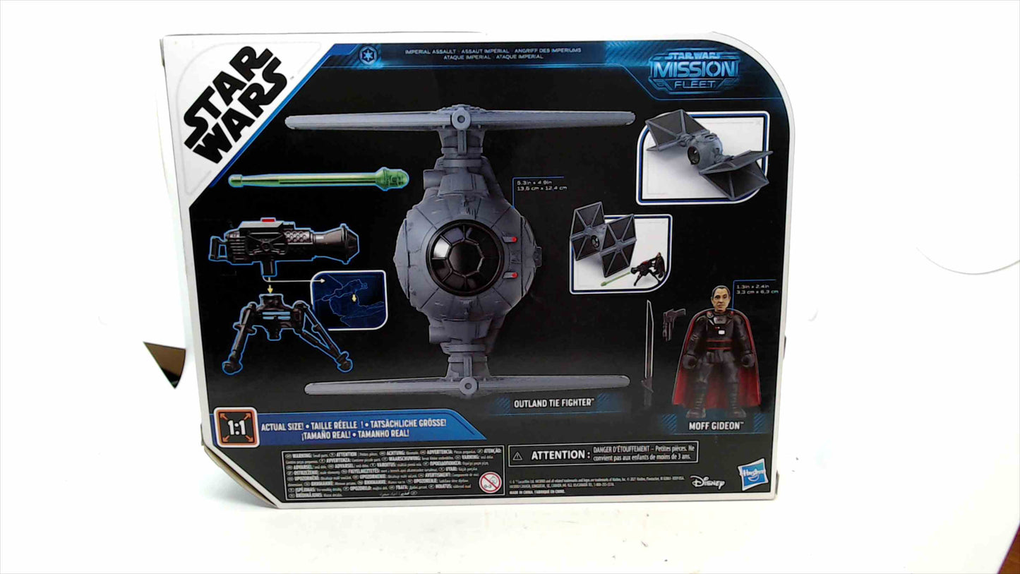 Star Wars Mission Fleet Outland TIE Fighter with Moff Gideon Figure – Sealed Box