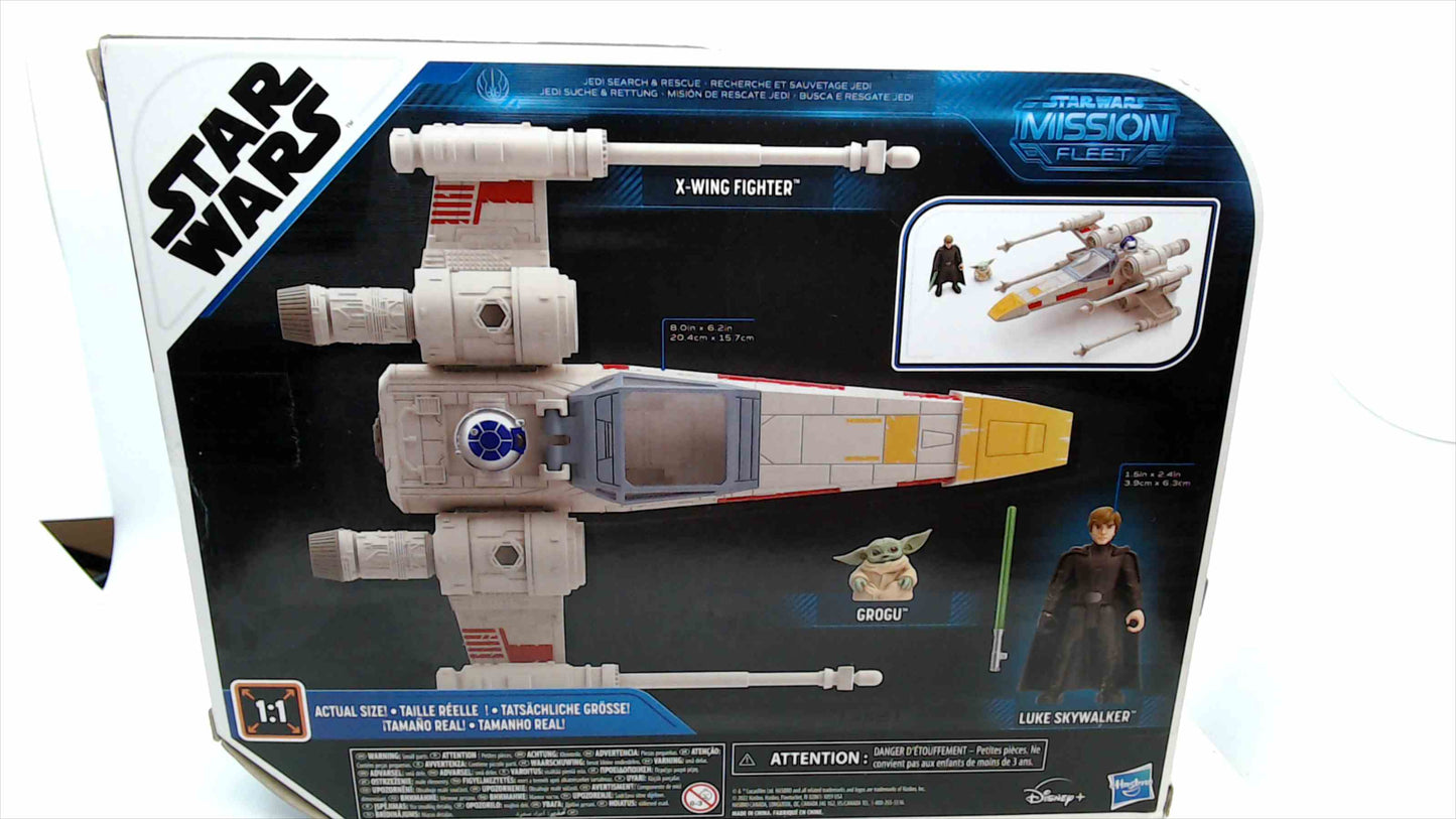 Star Wars Mission Fleet X-Wing Fighter with Luke Skywalker & Grogu Figures – Hasbro