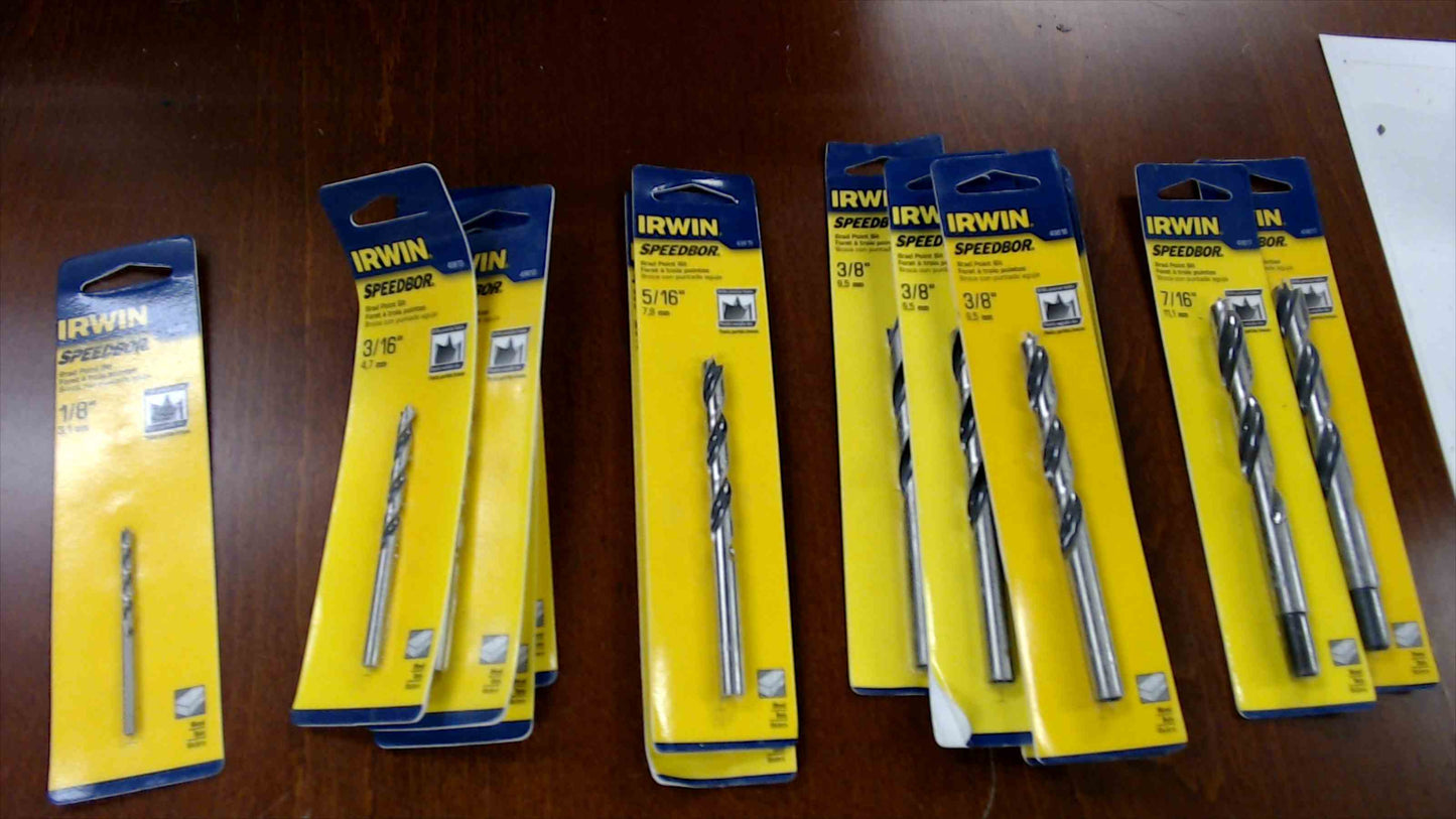 Irwin Tools 67-Piece Lot – Drill Bits, Extractors, Taps, Dies & Accessories (New)