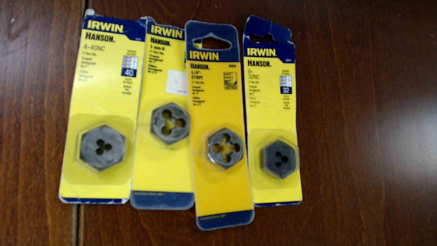 Irwin Tools 67-Piece Lot – Drill Bits, Extractors, Taps, Dies & Accessories (New)