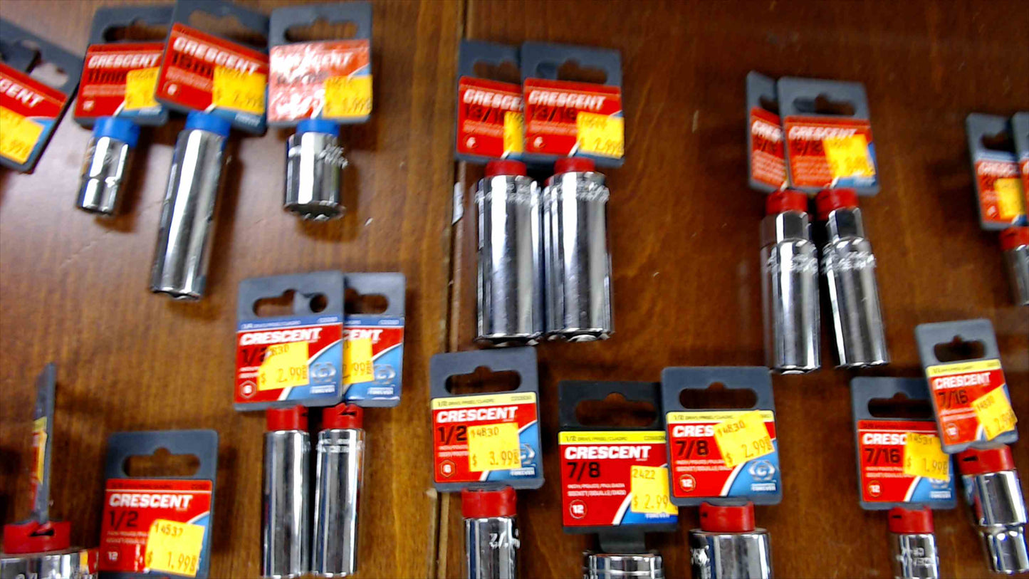 Crescent 26-Piece SAE & Metric Socket Bundle – Standard & Deep Well
