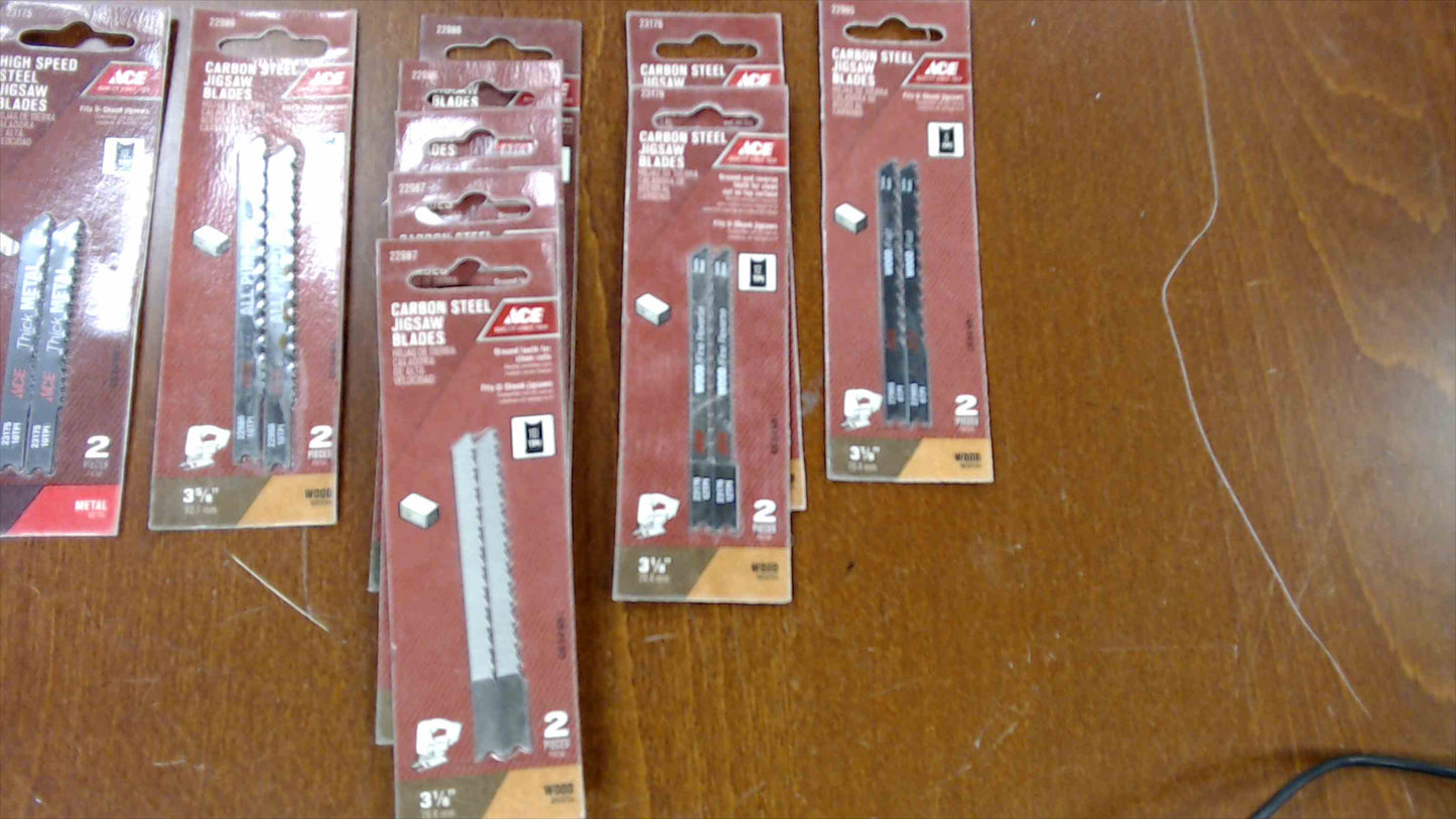 Ace Hardware 21-Piece Tool Bundle – Drill Bits, Jigsaw Blades & Wire Brush (New)