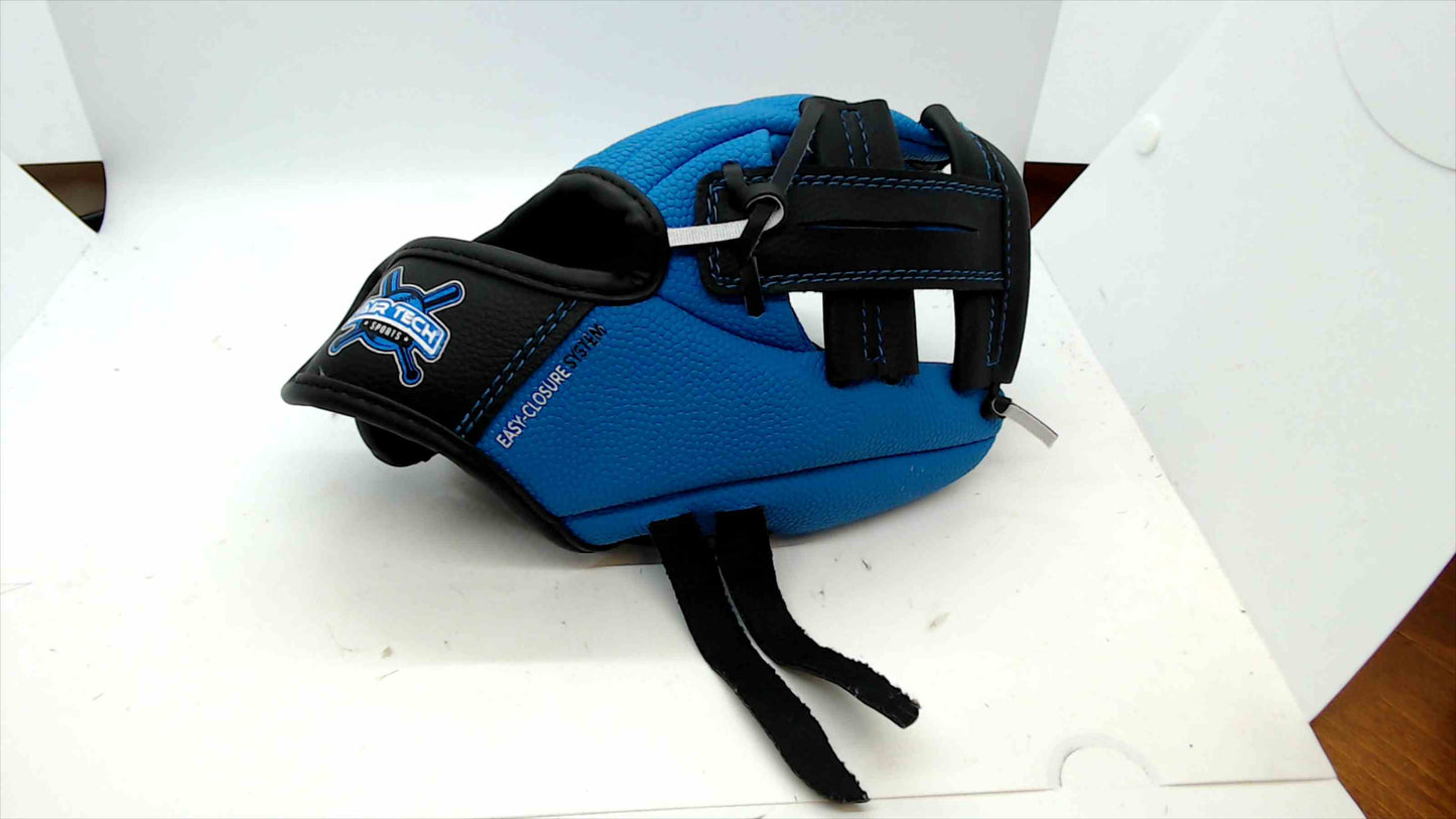 Franklin Air Tech 8.5" Youth Baseball Glove – Blue/Black, Easy Closure System (Like New)