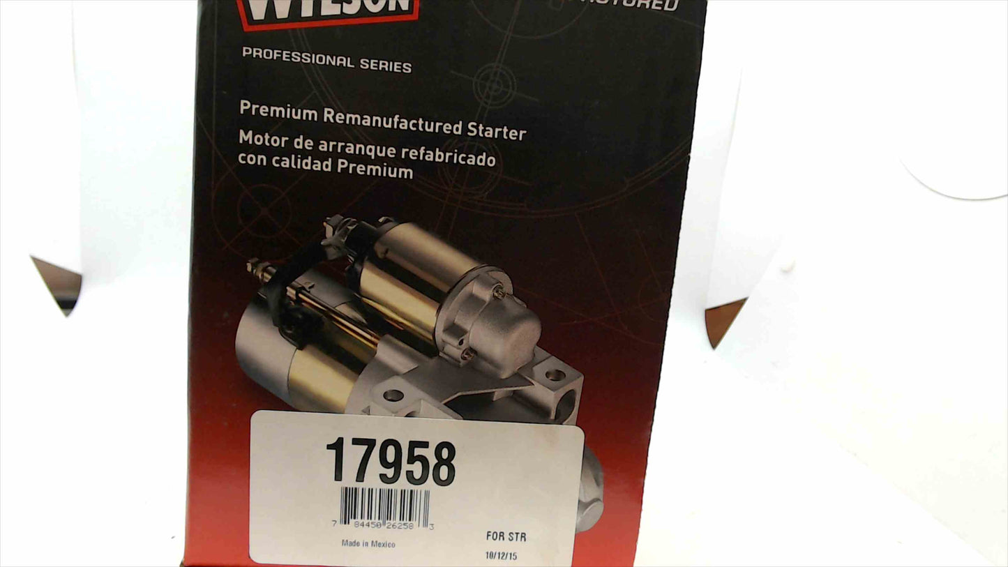 Wilson 17958 Premium Remanufactured Starter – Professional Series