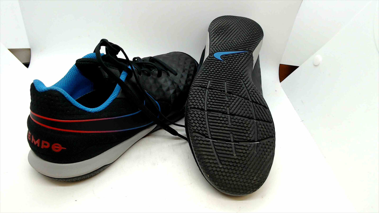 Nike Tiempo Black/Blue Indoor Soccer Shoes – Size 7.5 Men’s