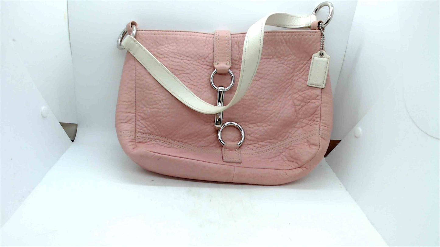Coach Soft Pebbled Leather Hobo Shoulder Bag – Light Pink – Style F13086