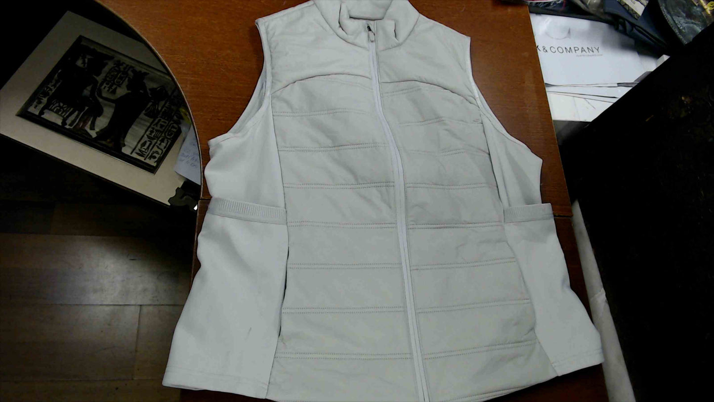 Avia Women’s White Puffer Vest – Size LG 12-14