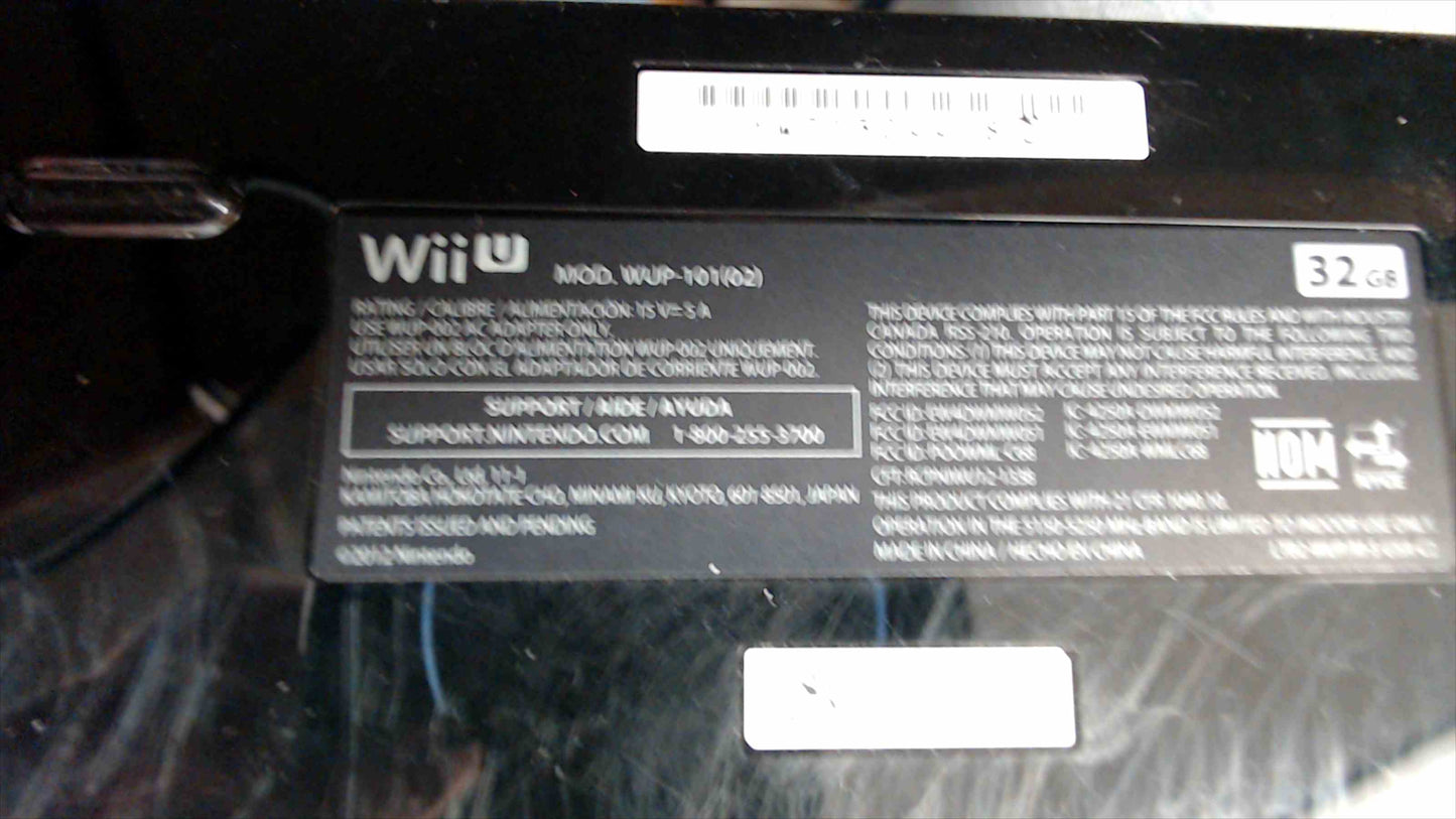 Nintendo Wii U Console (32GB, Model WUP-101(02)) Bundle with PowerA Liquid Metal Controller & Accessories