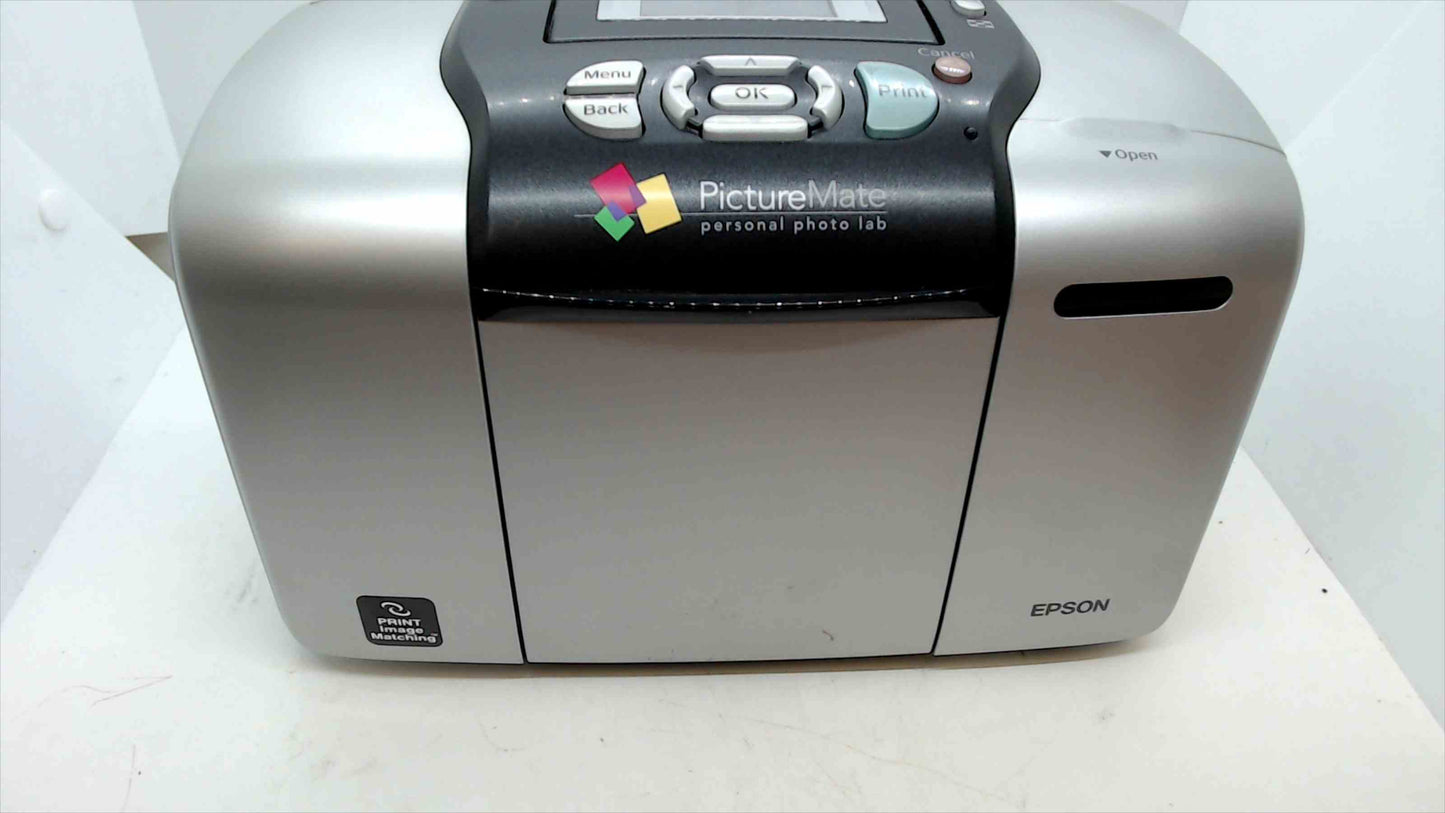 Epson PictureMate Personal Photo Lab Printer – Portable Digital Photo Printer (No Battery/AC Adapter)