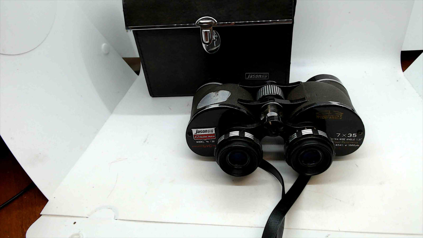 Jason Statesman 7x35 Binoculars Model No. 138 with Case