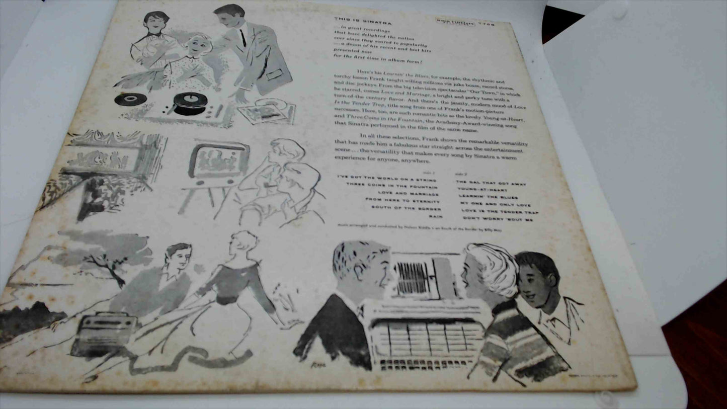 Frank Sinatra – This Is Sinatra! (Capitol Records, 1956, Mono, T-768)