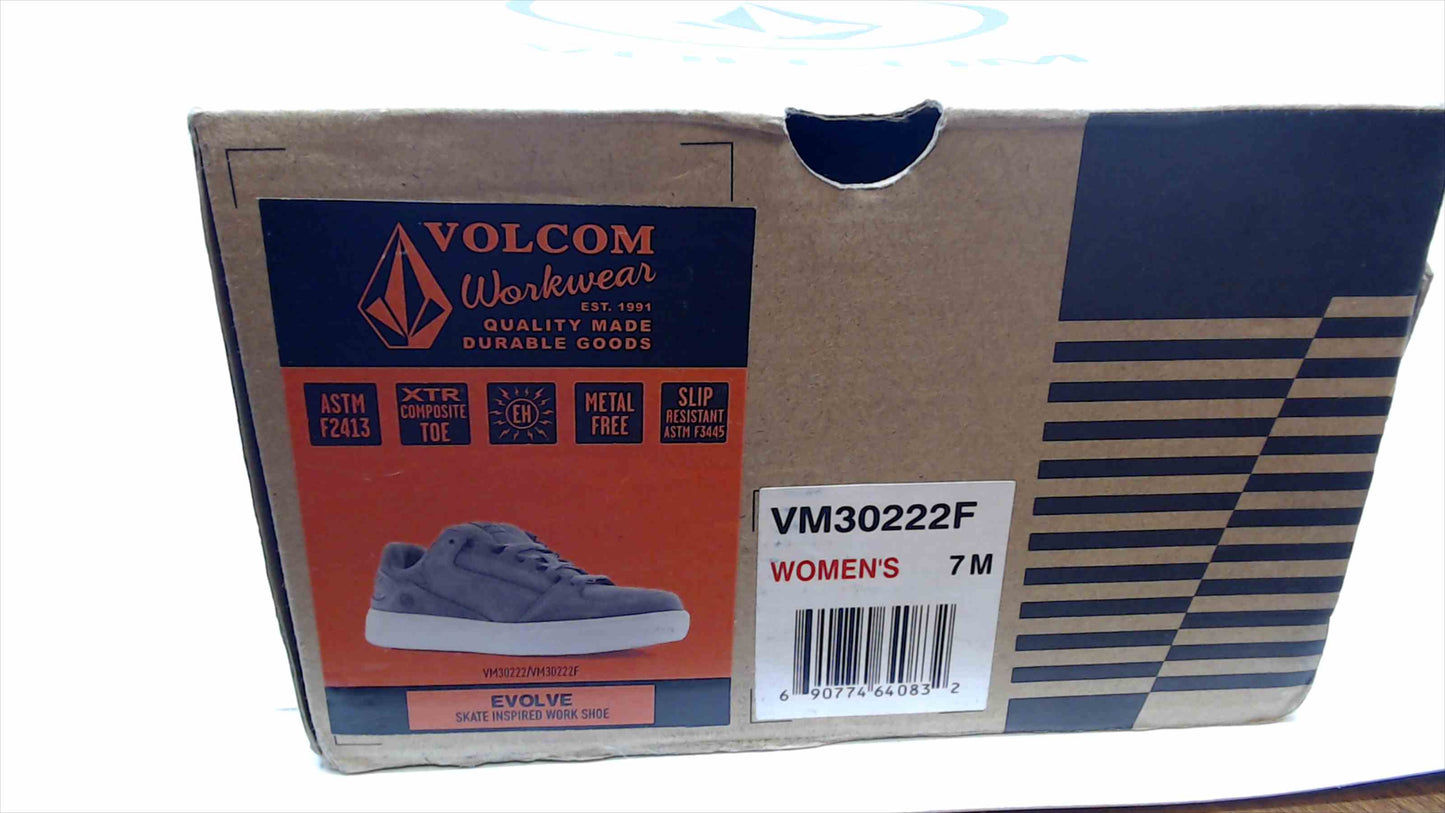 Volcom Workwear “Evolve” Women’s Safety Sneaker – Composite Toe, EH Rated, Slip-Resistant – Gray – Size 7M (VM30222F) – New in Box