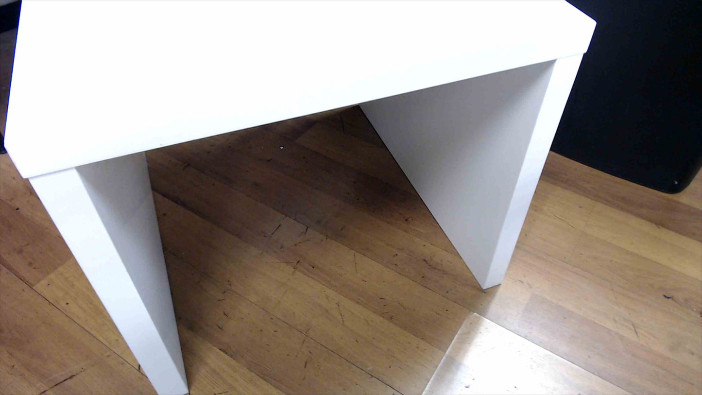 White Parsons Side/Coffee Table – 24” x 24” x 20” (Modern Minimalist)