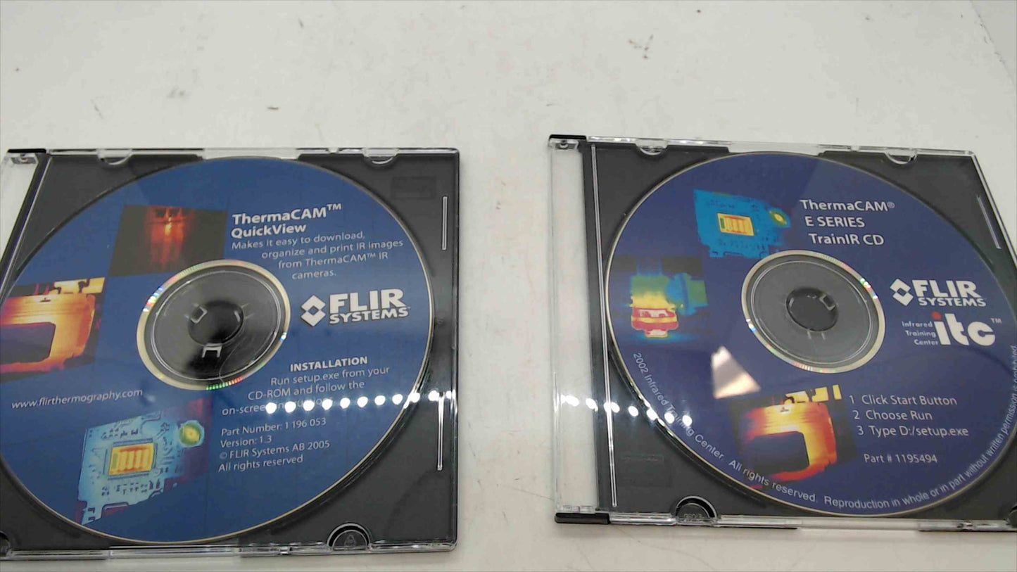 FLIR ThermaCAM E45 Infrared Camera Kit – Case, 2 Batteries, Cables & Software (No Charger)