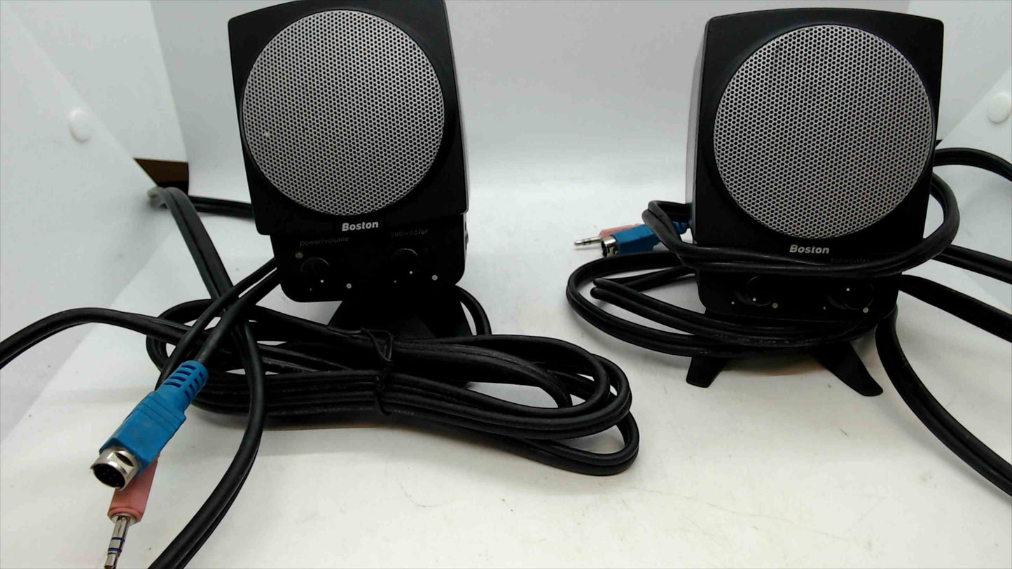 Lot of 2 — Boston Acoustics BA745 2.1 Computer Speaker Systems w/ Subwoofers & PSUs — Tested