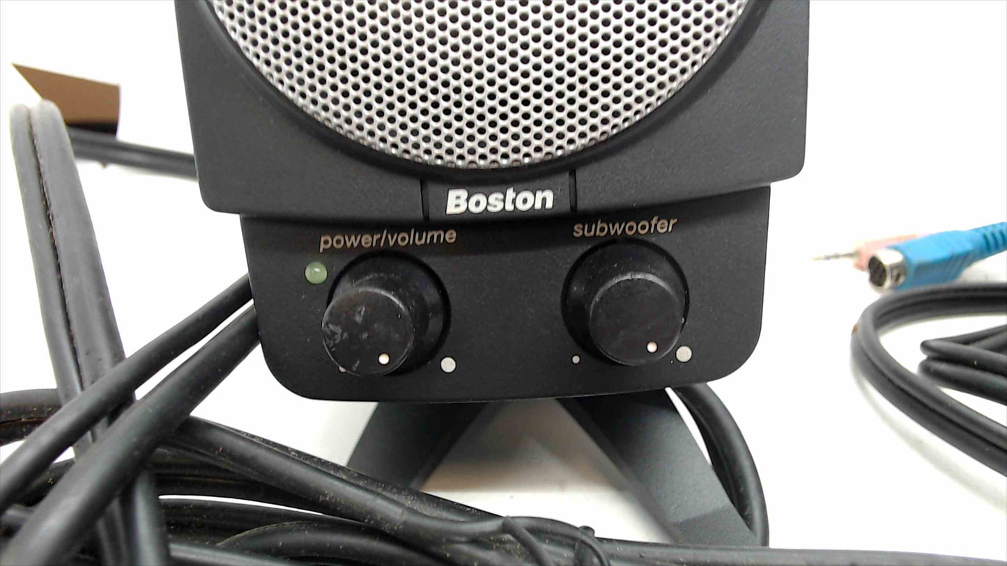 Lot of 2 — Boston Acoustics BA745 2.1 Computer Speaker Systems w/ Subwoofers & PSUs — Tested