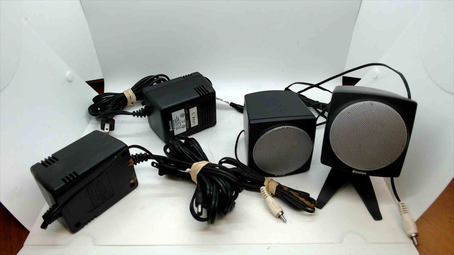 Lot of 2 — Boston Acoustics BA745 2.1 Computer Speaker Systems w/ Subwoofers & PSUs — Tested