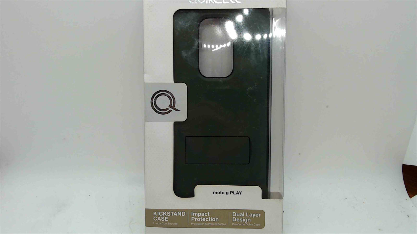 Quikcell Kickstand Case for Moto G Play (Forest Green) – Dual-Layer Protection