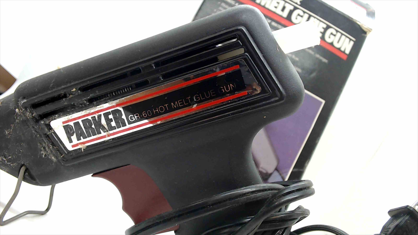 Parker GR-60 Hot Melt Glue Gun w/ Box, Manual & Glue Sticks – Tested & Working